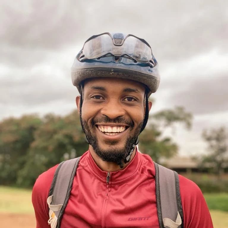 Hillary Matemu, co-founder of One Bike Tanzania