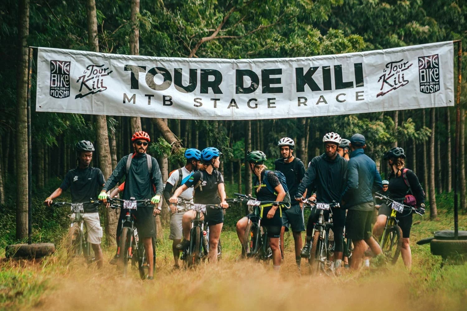 Riders on the Tour de Kilimanjaro
